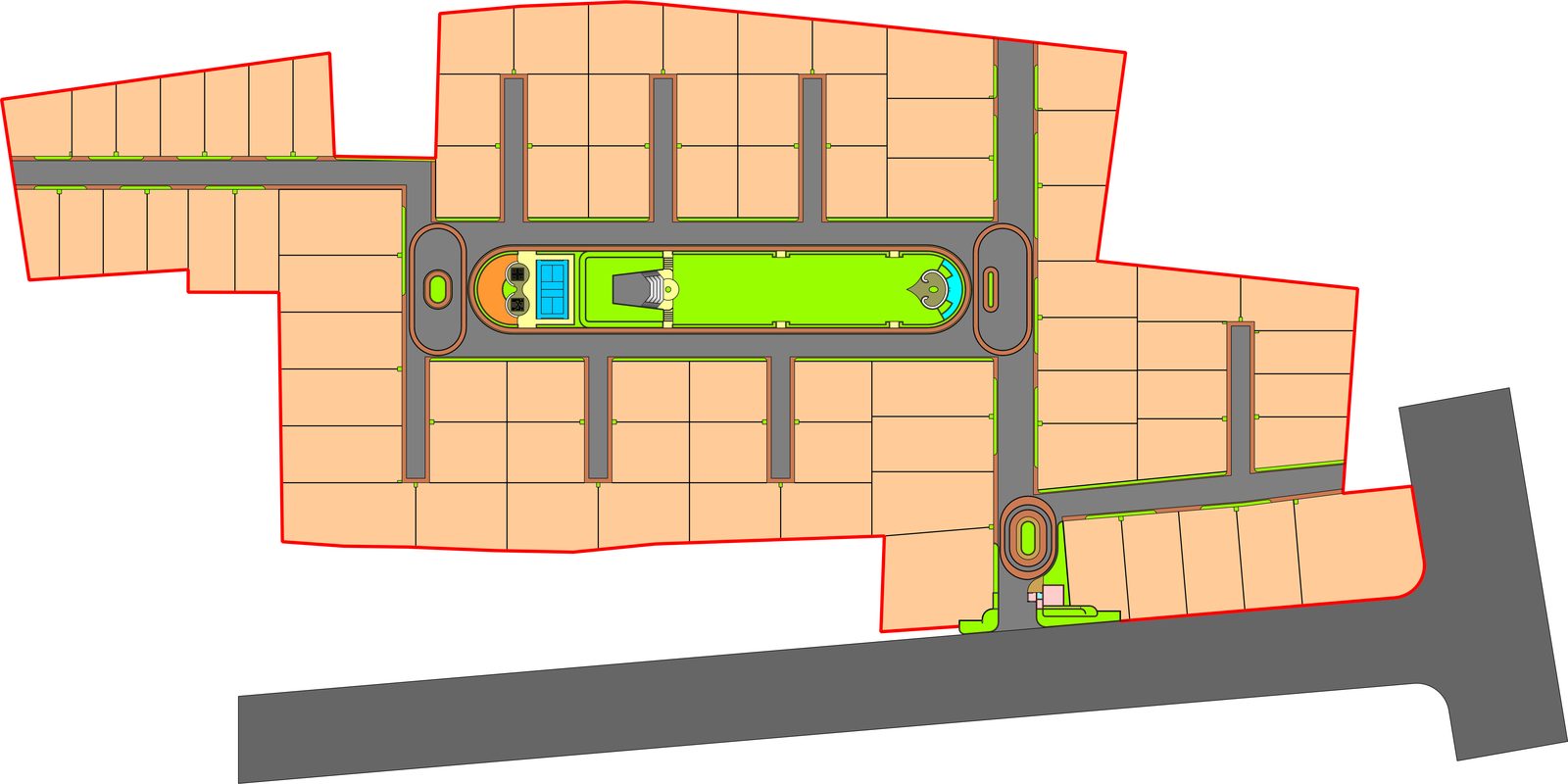 Before site plan render